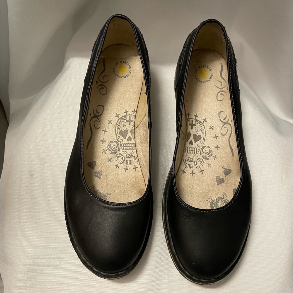 Dr Marten ballerina flats, black, US 7 (runs large, fits 8) UK 5
